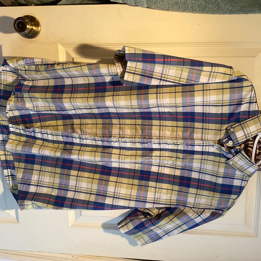 Mens large shirt sleeve button down
